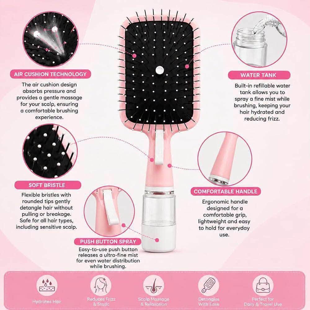 Hair Brush / فرشاة شعر بالبخاخ