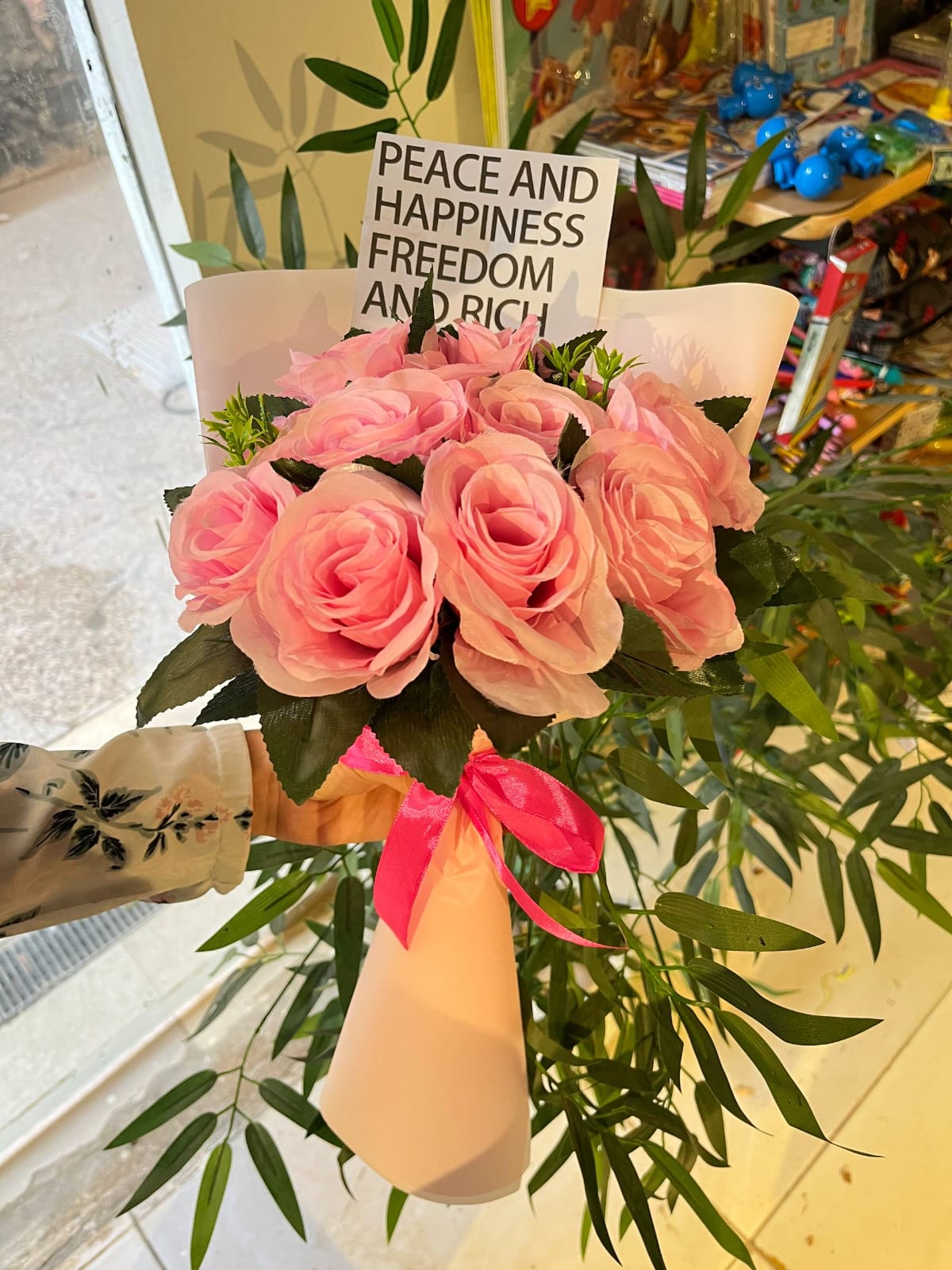 Artificial Flowers Bouquet / بوكية ورد صناعى