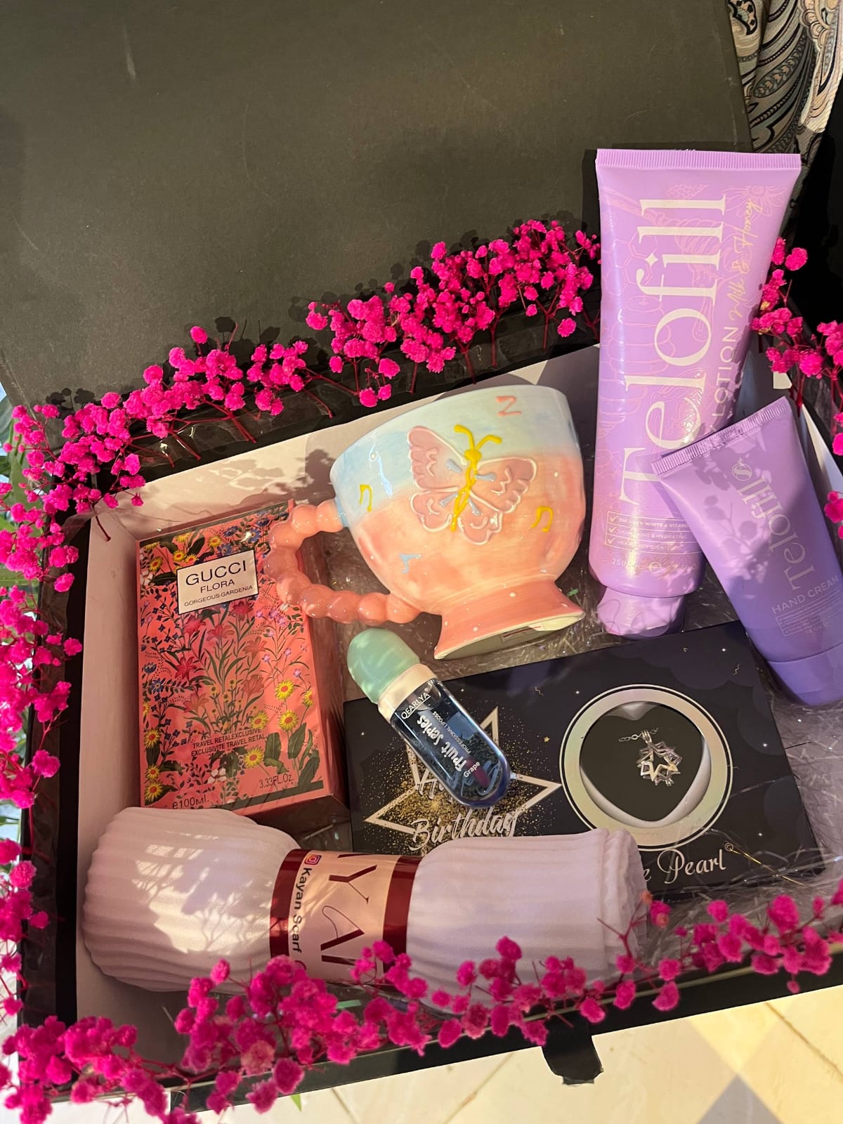 Pink Butterfly Box