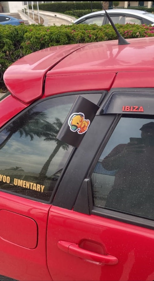 Music Duck Car Tag