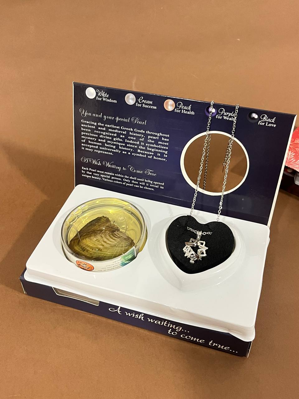 Love Pearl Creations Wish Kit with Pendant Necklace (Star) / طقم أمنيات مع سلسلة على شكل ستار