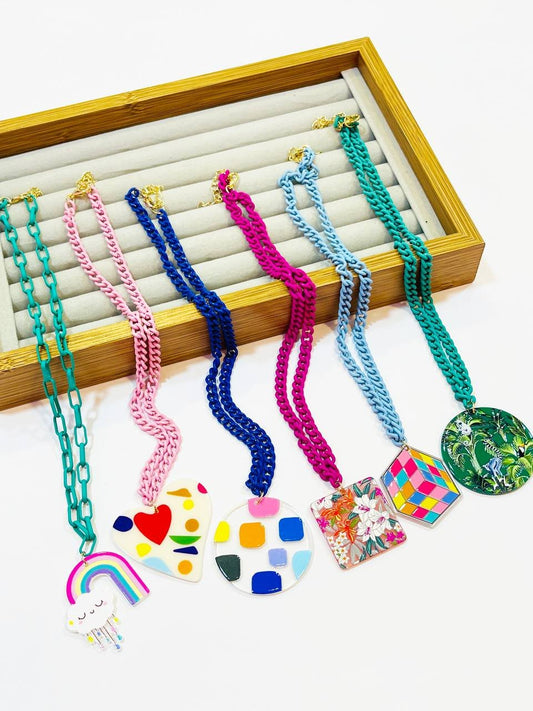 Colourful Necklace / سلاسل ملونة