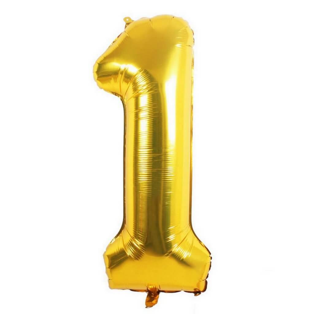 Foil Balloon Number 1 / بالون رقم 1