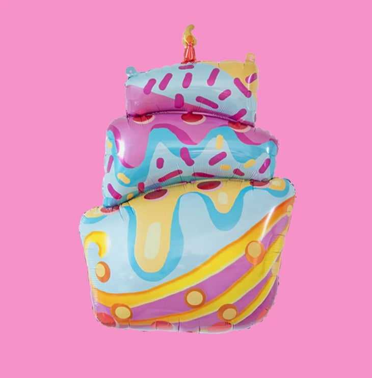 Cakes Birthday Candels Balloon / بالون تورتة
