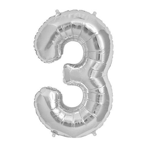Foil Balloon Number 3 / بالون رقم 3