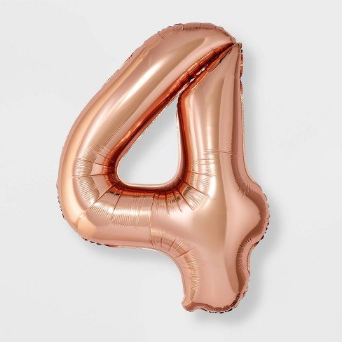 Foil Balloon Number 4 / بالون رقم 4