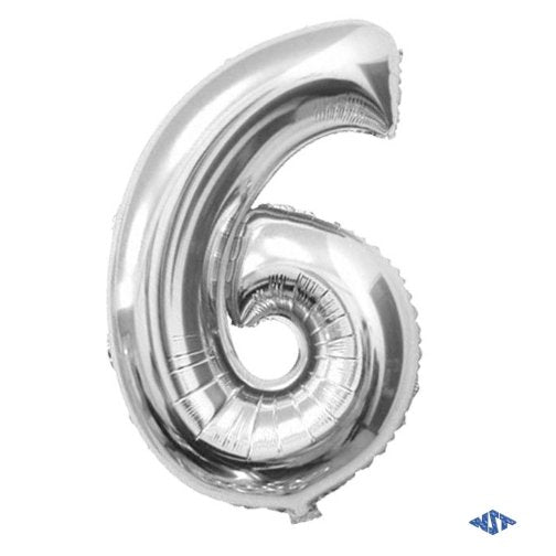 Foil Balloon Number 6 / بالون رقم 6