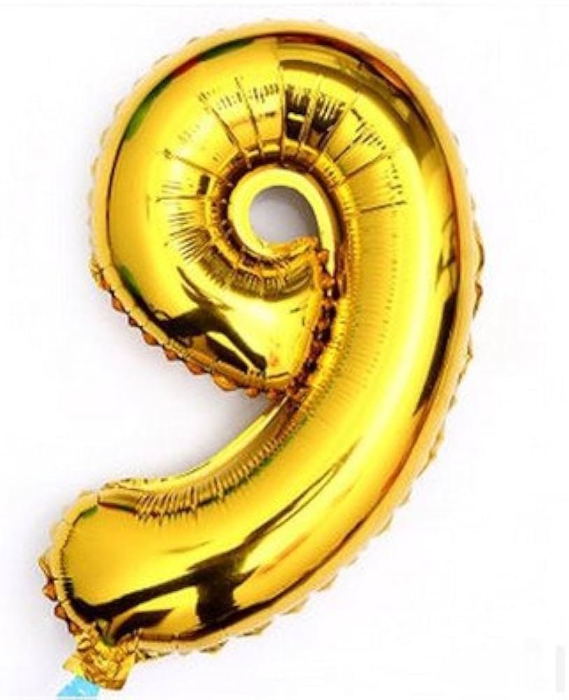 Foil Balloon Number 9 / بالون رقم 9