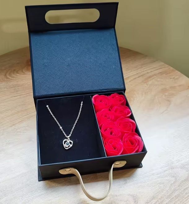 Jewelry Box Immortal Flower Rose / علبة مجوهرات