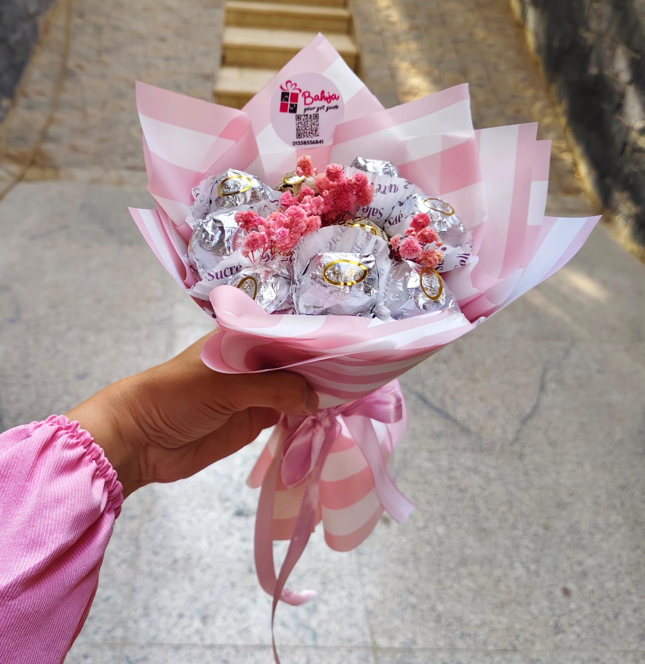 Chocolate & Baby Flower Bouquet