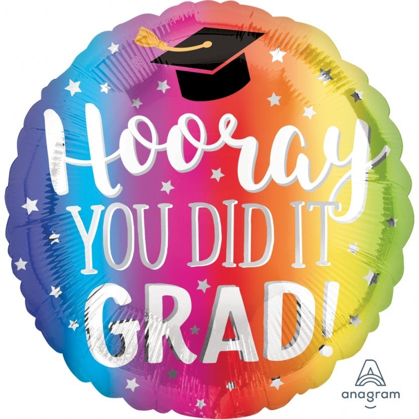 Hooray You Did It Balloon / بالون التخرج