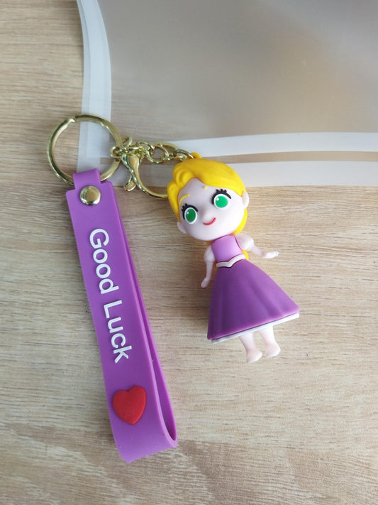 Keychains Silicone Princess Rapunzel / ميدالية الأميرة رابونزل
