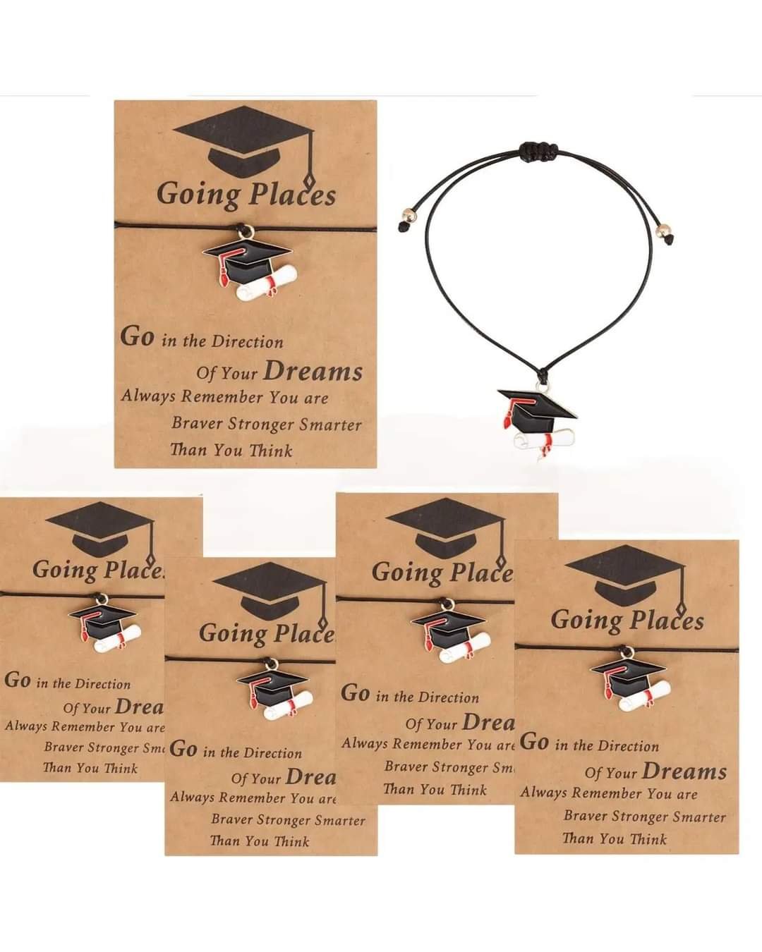 Graduation Leather Bracelet / أنسيال تخرج