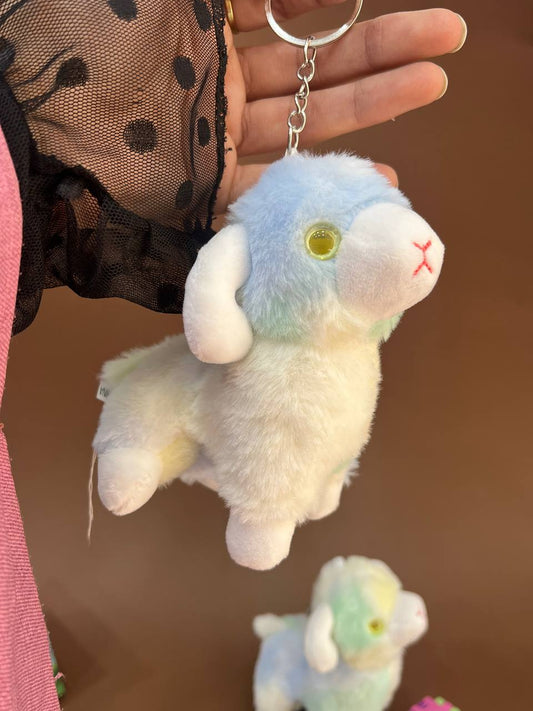 Sheep Cotton Keychain / ميدالية خروف