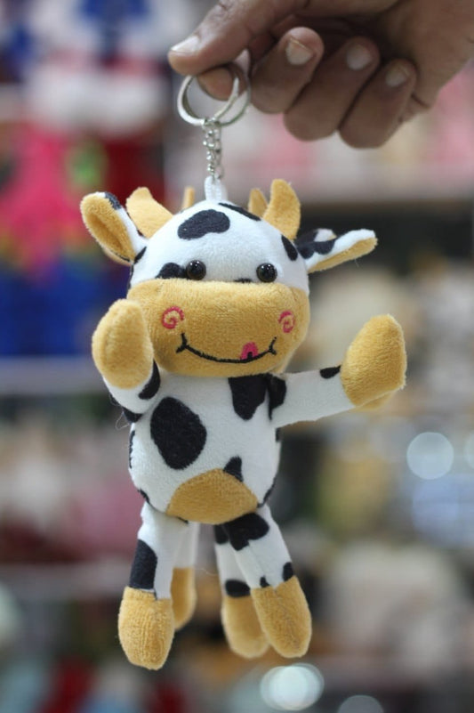 Cow Cotton Keychain / ميدالية بقرة