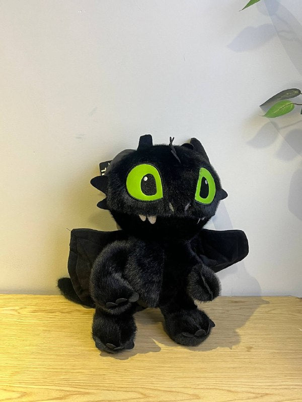 Dragon Plush Doll Black / دمية تنين قطيفة سوداء