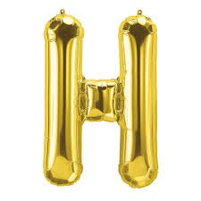 Letter H Balloons / H بالون حرف