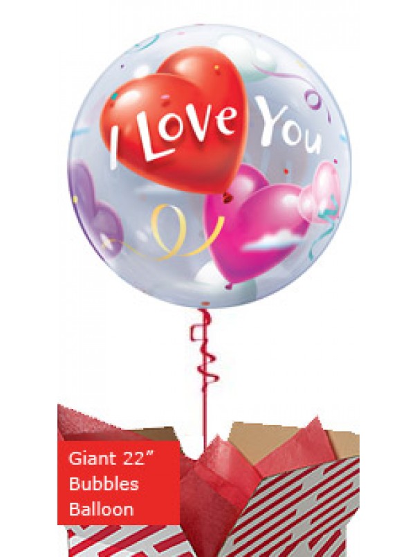 I Love You Heart Bubble Balloon