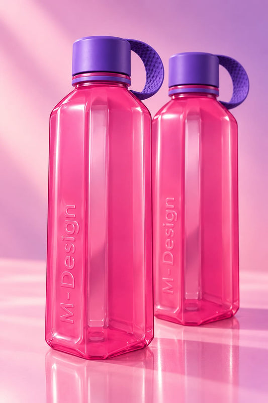 M-Design 0.8L Water Bottles / زجاجات مياه M-Design سعة 0.8 لتر