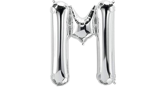Letter M Balloons / M بالون حرف