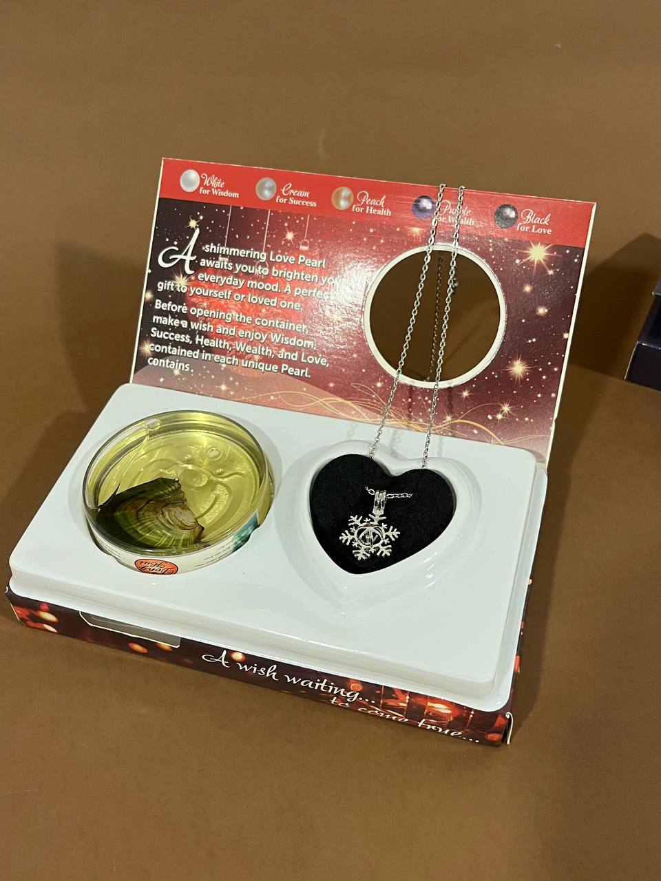 Love Pearl Creations Wish Kit with Pendant Necklace (Iceman) / طقم أمنيات مع سلسلة على شكل أيس مان