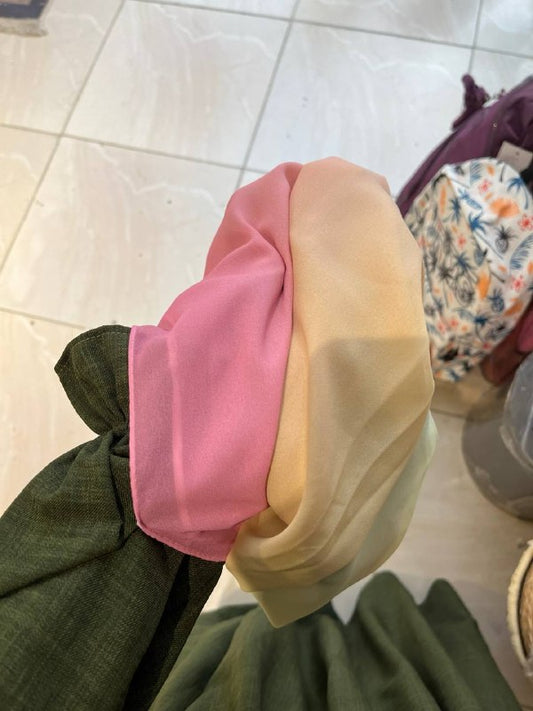 Gradient Crepe Scarf / إيشارب كريب متدرج الألوان